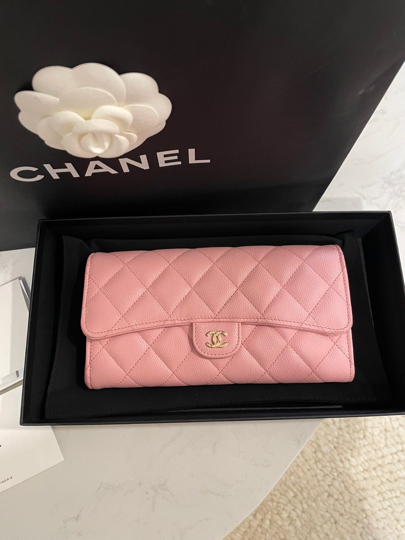 Chanel Pink Long Wallet