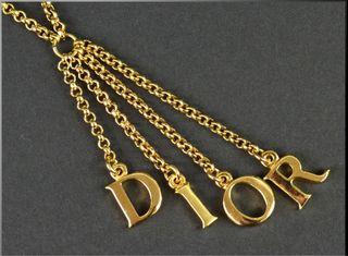 Christian Dior 品牌logo字母項鍊