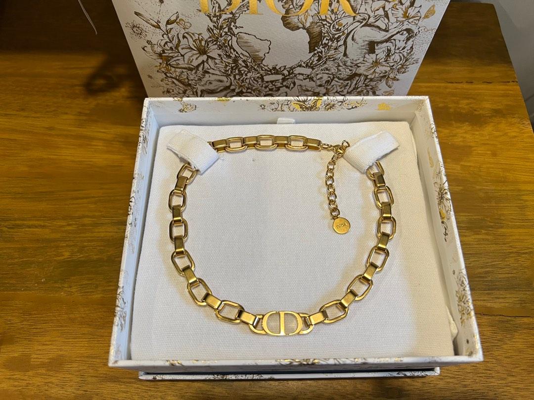 Christian Dior thick chain necklace Women s Fashion Jewelry