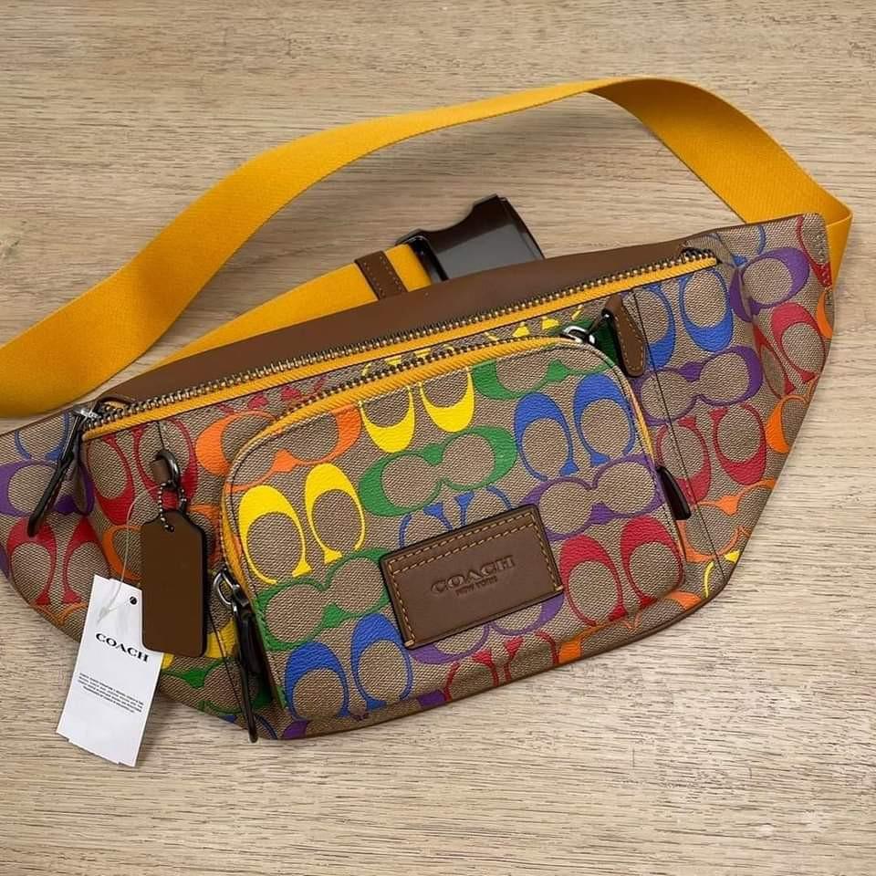Coach rainbow belt bag best sale