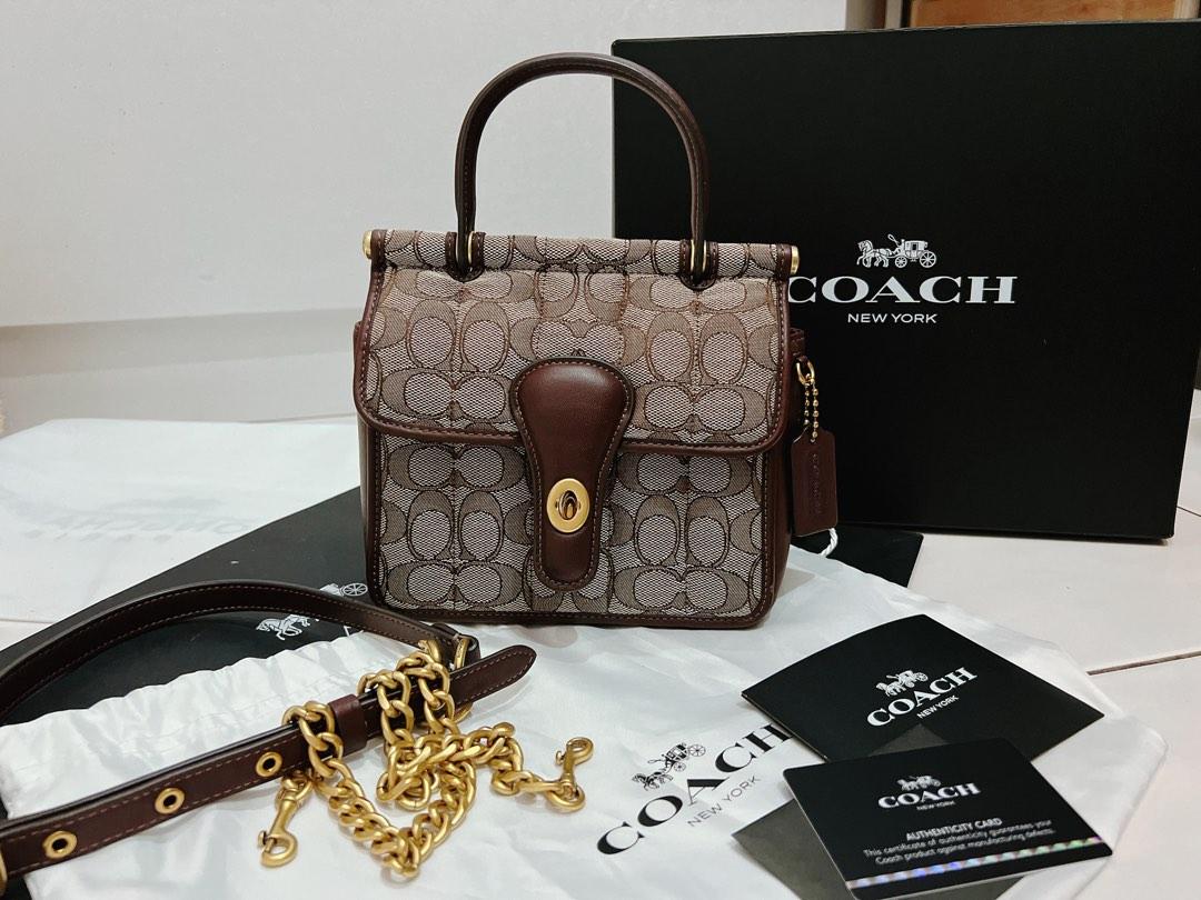 Coach Willis Top Handle Luxury Bags Wallets on Carousell
