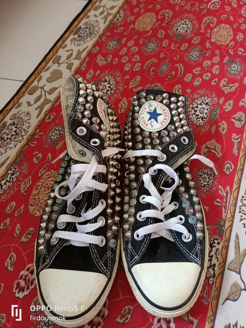 Converse top nere sporche