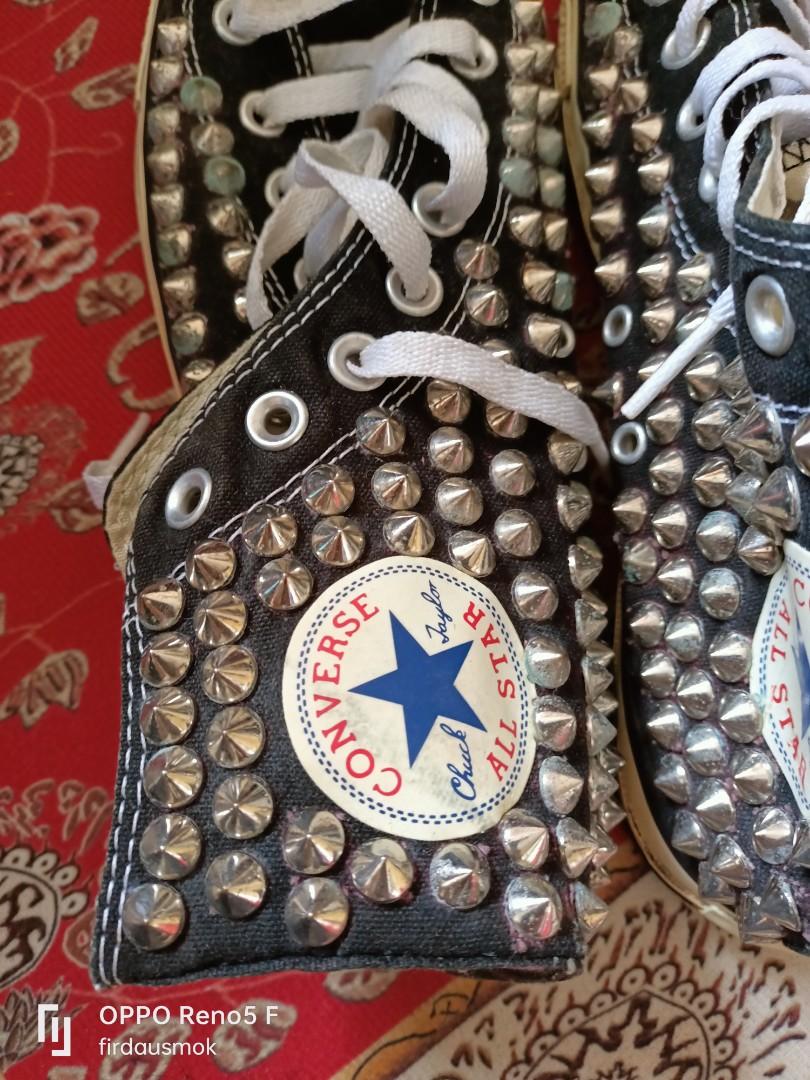 Converse hotsell nere sporche