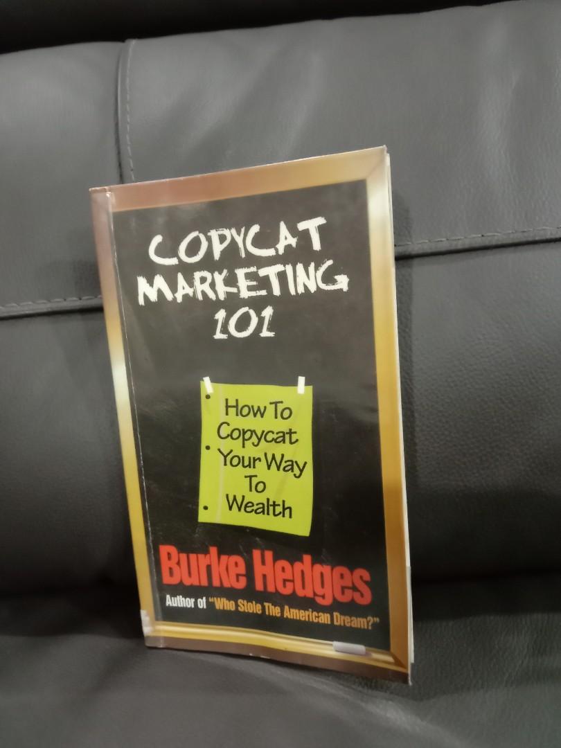 Copycat Marketing 101 by Burke Hedges, Hobbies & Toys, Books