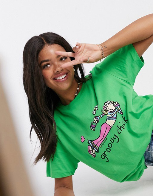 Groovy chick t hot sale shirt