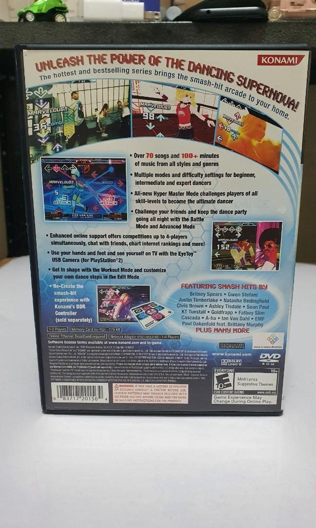 Dance Dance Revolution Supernova 2 ( Sony Ps2 , NTSC- U/C) (Category: PlayStation) located in Quezon City. Submitted by itemsforadoption (Listing ID 1183243316, Image 2). Description: Rfs: Its 2022! Happy New Year. Now is a time to be joyous and declutter. And I'm doing just that this season. Dance Dance Revolution SuperNOVA 2 is an arcade game in the Dance Dance Revolution series. It was produced by Konami and released through Betson Enterprises