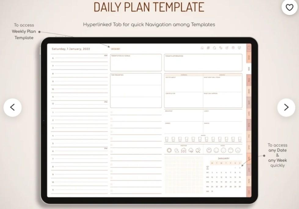 DEdge Planners Co Digital Planner 2022-2023 (Printable Planner ...