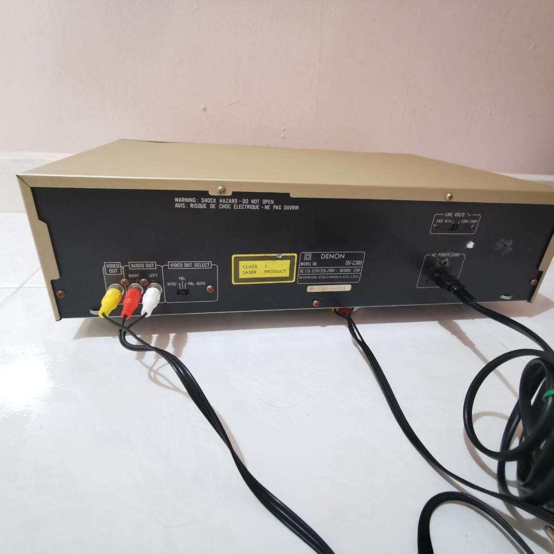 Denon 3 Disc Video CD karaoke changer player, Hobbies & Toys, Music