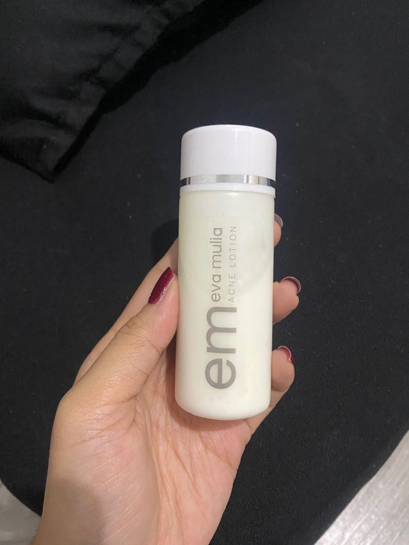 Eva mulia acne lotion, Kesehatan & Kecantikan, Kulit, Sabun & Tubuh di