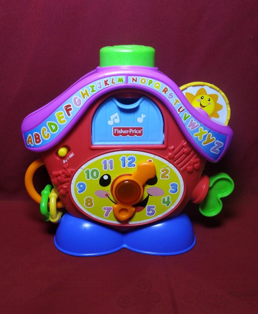 Fisher price peek a boo clock top