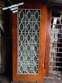 For sale sliding door double door made of Solid narra wood