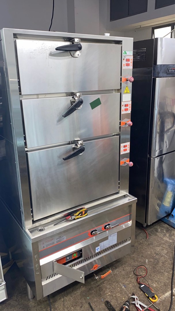 (Free delivery and warranty) 3 deck seafood steamer/ 3 deck steamer