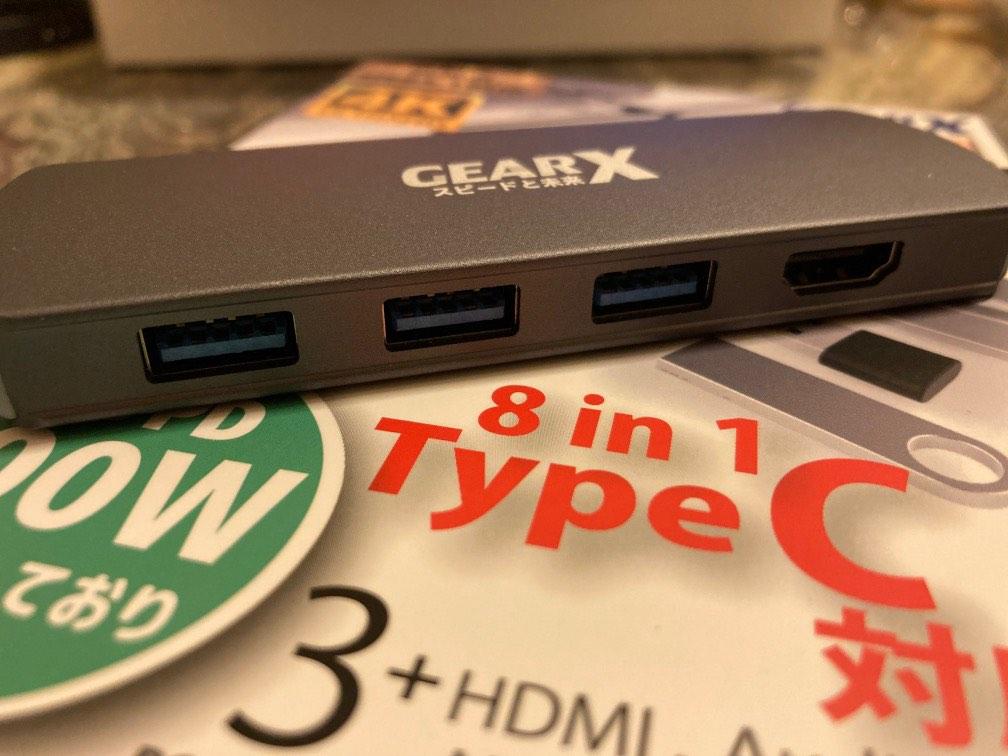 Pc Usb Gear Ranger Gear X 4K ultra HD USB type C Hub 8 in 1, 電腦&科技, 桌上電腦 - Carousell