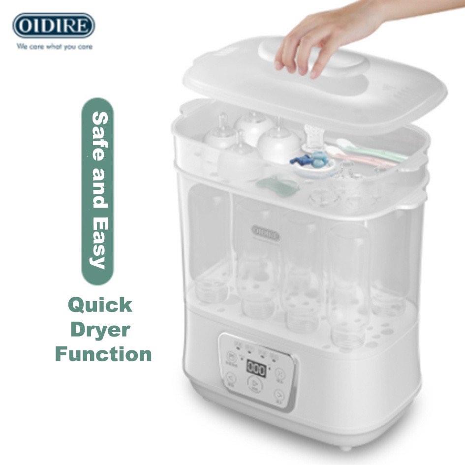 German OIDIRE Baby Bottle Multifunction Sterilizer with Steam and Dry ...