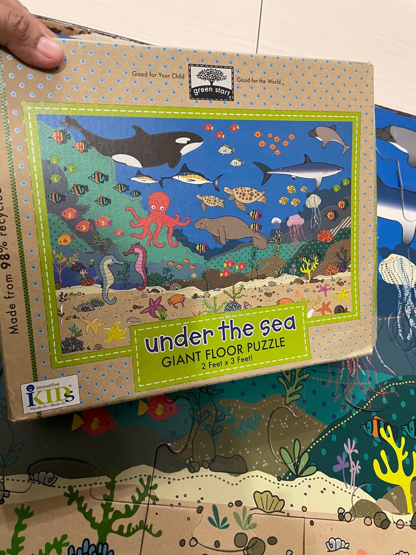 Giant floor puzzle under the sea, Hobbies & Toys, Toys & Games on Carousell