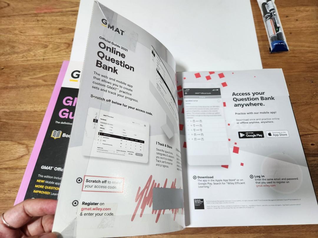 GMAT Guide Bundle New 2020 & 2021 with FREE whiteboard, markers, and