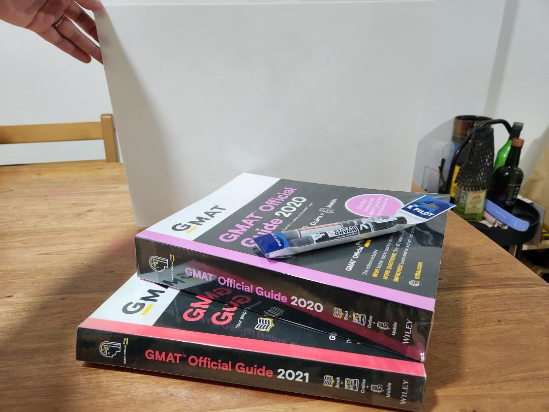 GMAT Guide Bundle New 2020 & 2021 with FREE whiteboard, markers, and