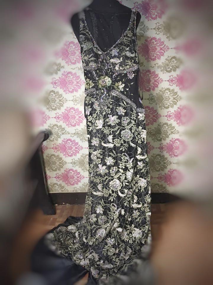 Woman Georgette Partywear Dubai Dress