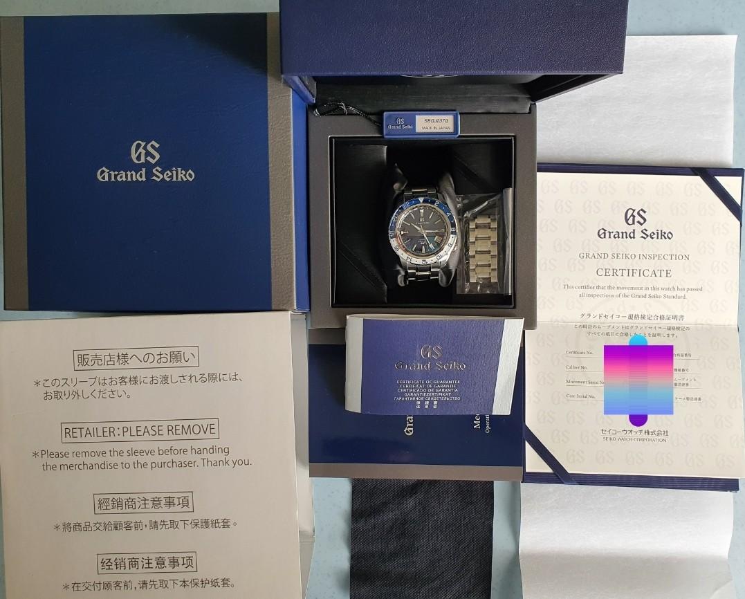 Grand Seiko Like New Full Set with Warranty, Men's Fashion, Watches &  Accessories, Watches on Carousell