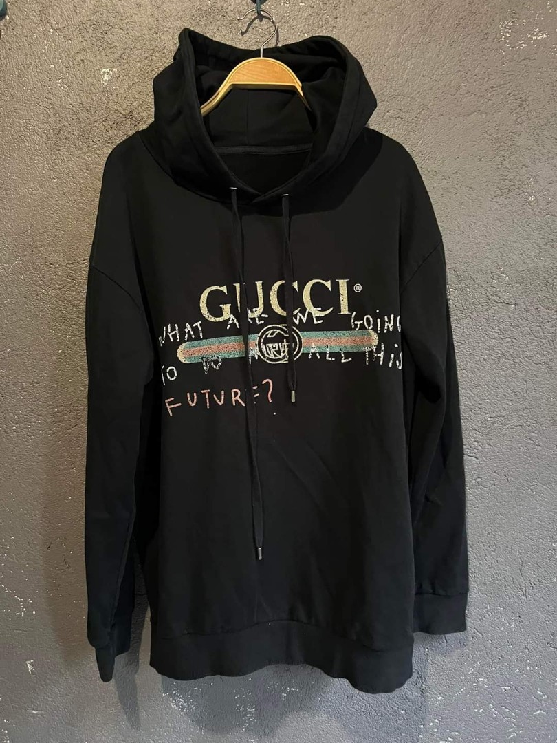 Gucci hoodie, Men's Fashion, Coats, Jackets and Outerwear on Carousell