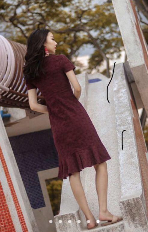 Savannah Eyelet Midi Dress