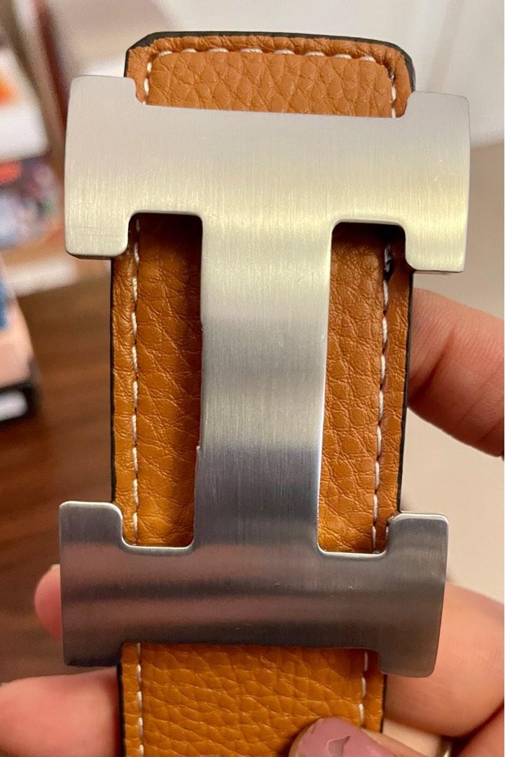 Hermes belt fake vs real sales