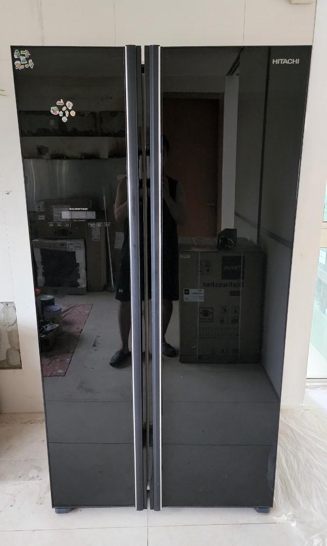 Hitachi side by side fridge, TV & Home Appliances, Kitchen Appliances