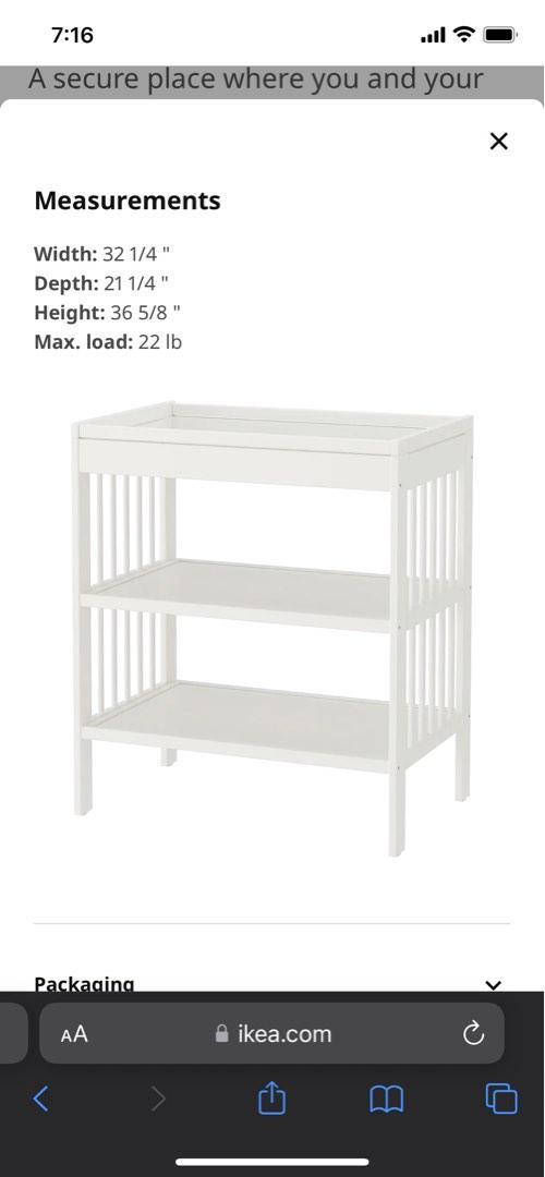 IKEA Gulliver changing table, Babies & Kids, Baby Nursery & Kids