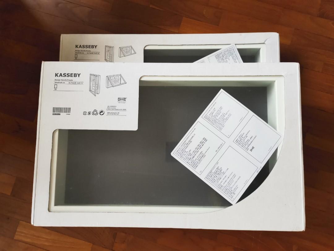 IKEA KASSEBY Display Shadow Box, White, Furniture & Home Living, Home