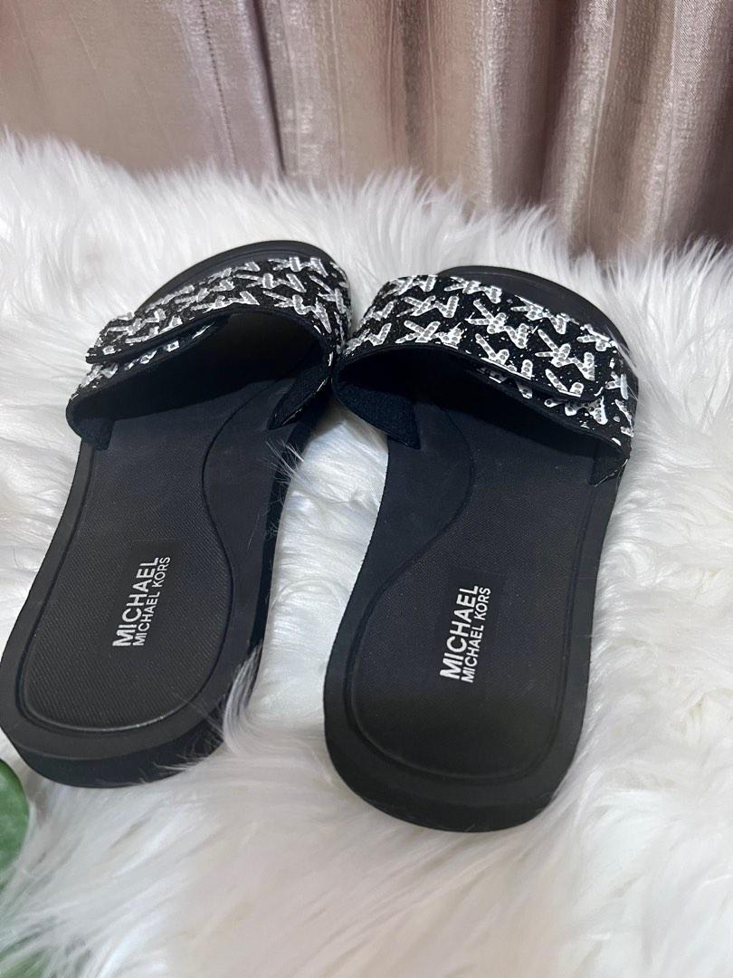Michael Kors Graffiti Slides US6M