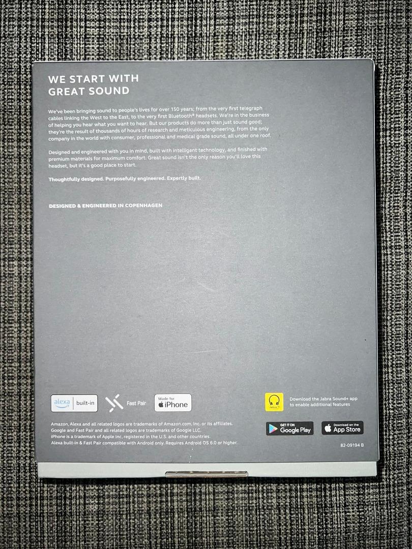 Jabra Evolve2 75 Wireless Headset (Brand New) RUSH/PRICE DROP!!! (Category: Headphones & Headsets) located in Quezon City. Submitted by abcdexvii (Listing ID 1183293124, Image 2). Description: Jabra Evolve2 75 Wireless Headset PRICE DROP!!! Brand New Original Purchase Price: P18,000+ Price: P12,000 (Slightly Negotiable) Product Color: Black UC (Unified Communication) Version Connectivity: USB-A (Code: Jabra Evolve2 75 - USB-A UC - Black | 27599-9