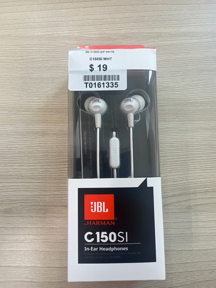 JBL C150SI E P White Audio Earphones on Carousell