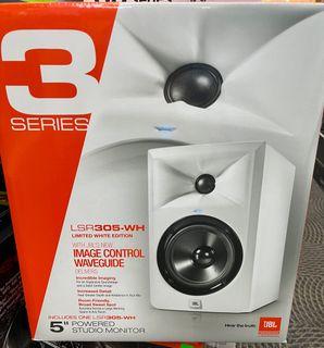JBL LSR305-WH Studio Monitor (Limited White Edition)