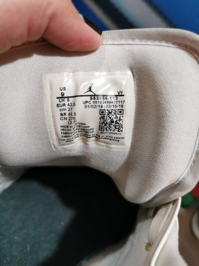 triple white low jordan 1