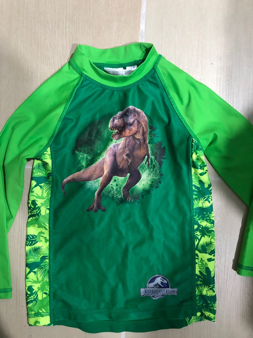 Jurassic rashguard swimwear kids boys, Babies & Kids, Babies & Kids
