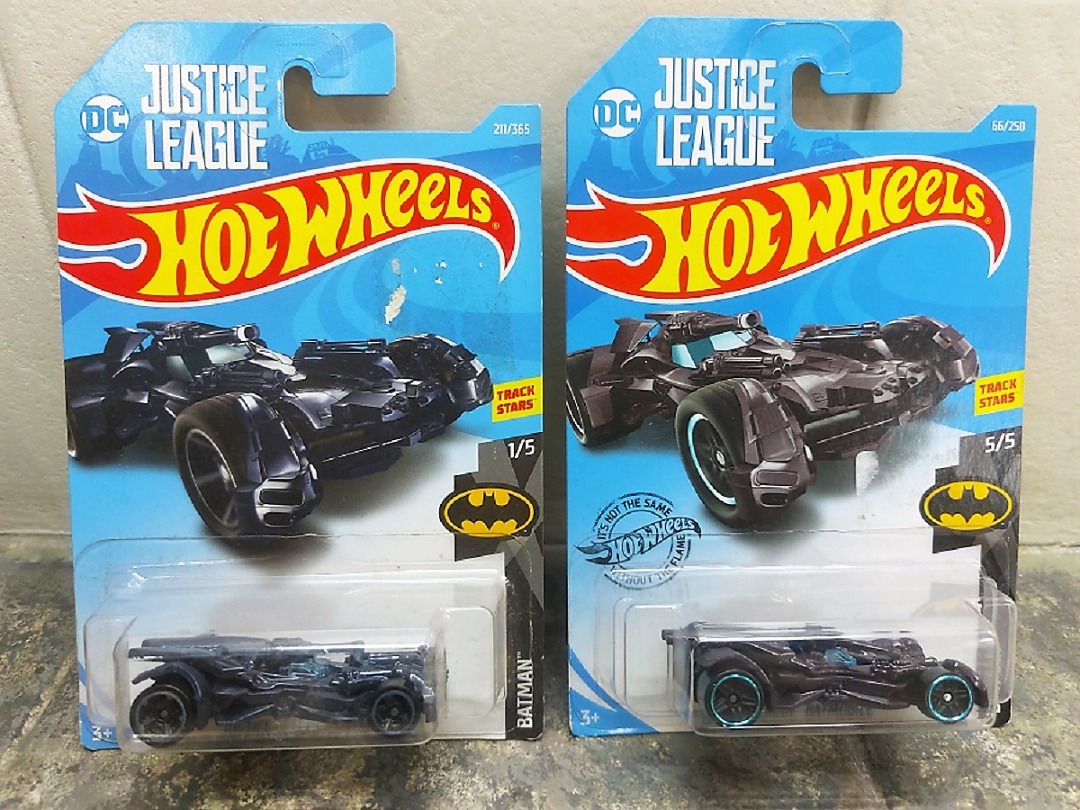 JUSTICE LEAGUE BATMOBILE Hot Wheels 2018 Batman Series Hobbies