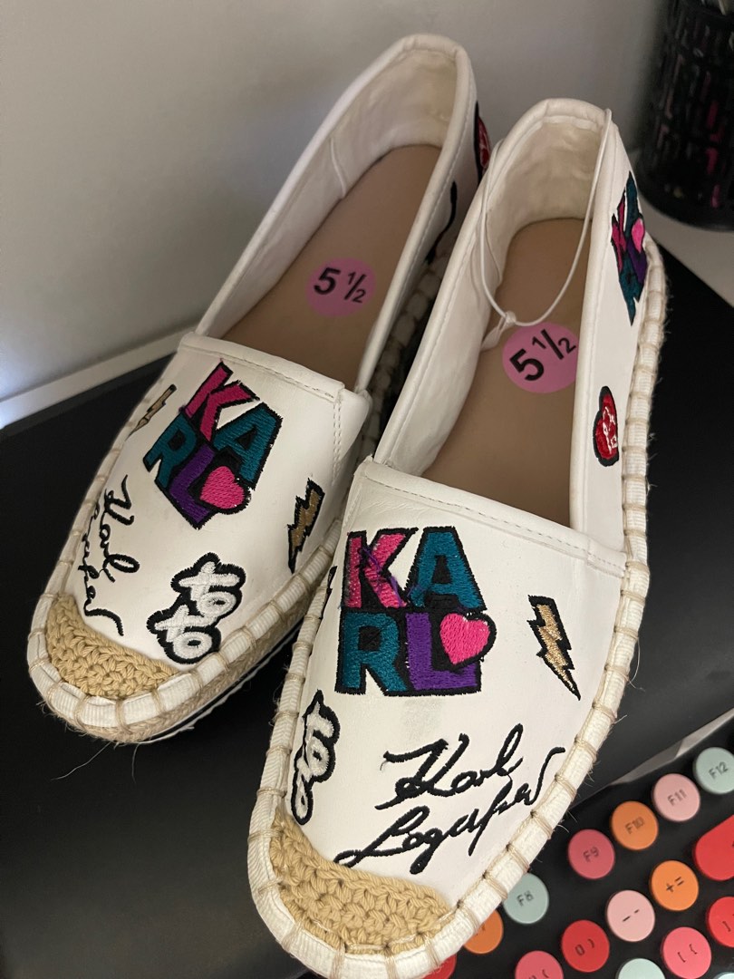 Karl Lagerfeld Espadrilles Luxury Sneakers Footwear on Carousell