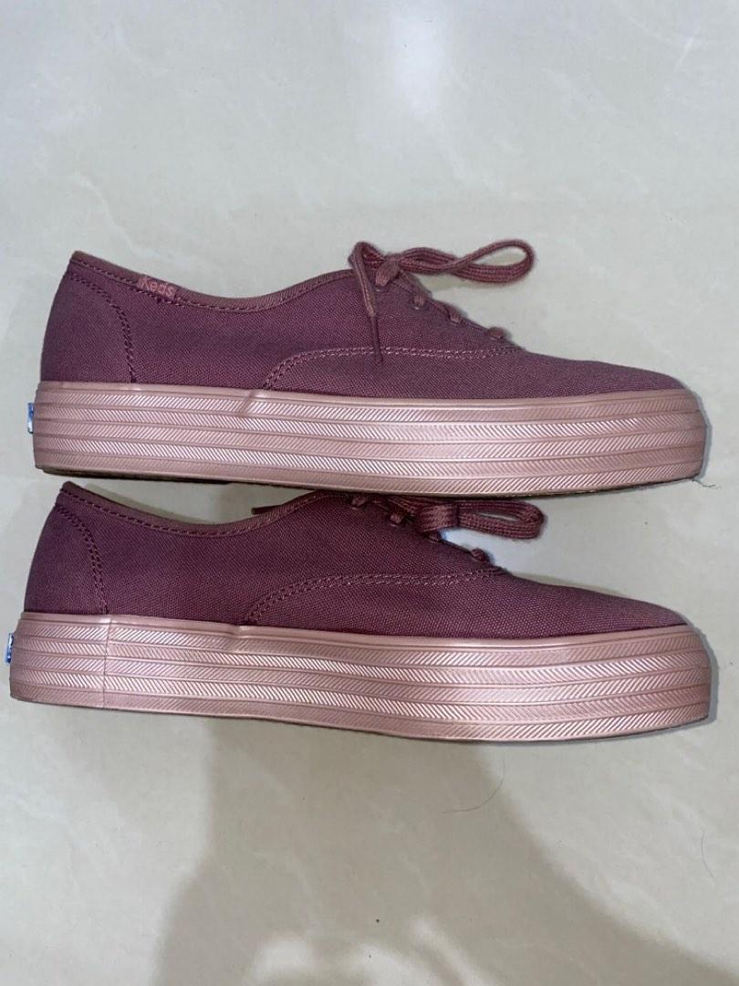 Keds triple shimmer mauve 2025