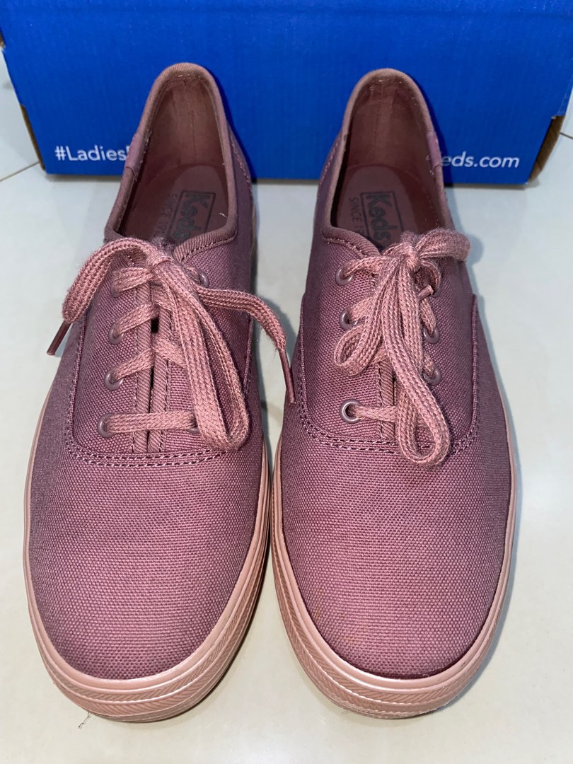 Keds triple shimmer mauve sales