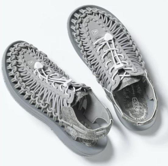 Keen uneek 灰色 US10.5 / 28.5cm 編織 涼鞋 全新 outdoor 非 nike hoka salomon plain me  teva