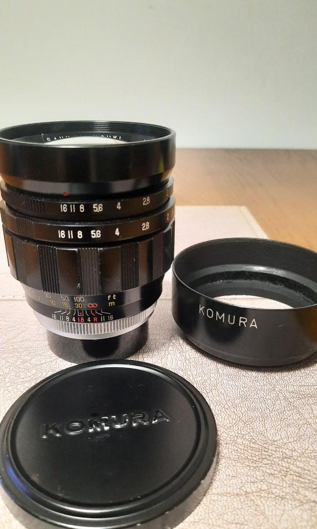Komura Sankyo 100mm f1.8, 攝影器材, 鏡頭及裝備- Carousell