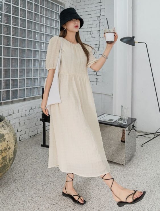 midi dress korea hijab