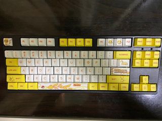 Langtu 狼途 比卡超黑色鍵盤 F-87  Pikachu Mechanical Keyboard64168638261505110
