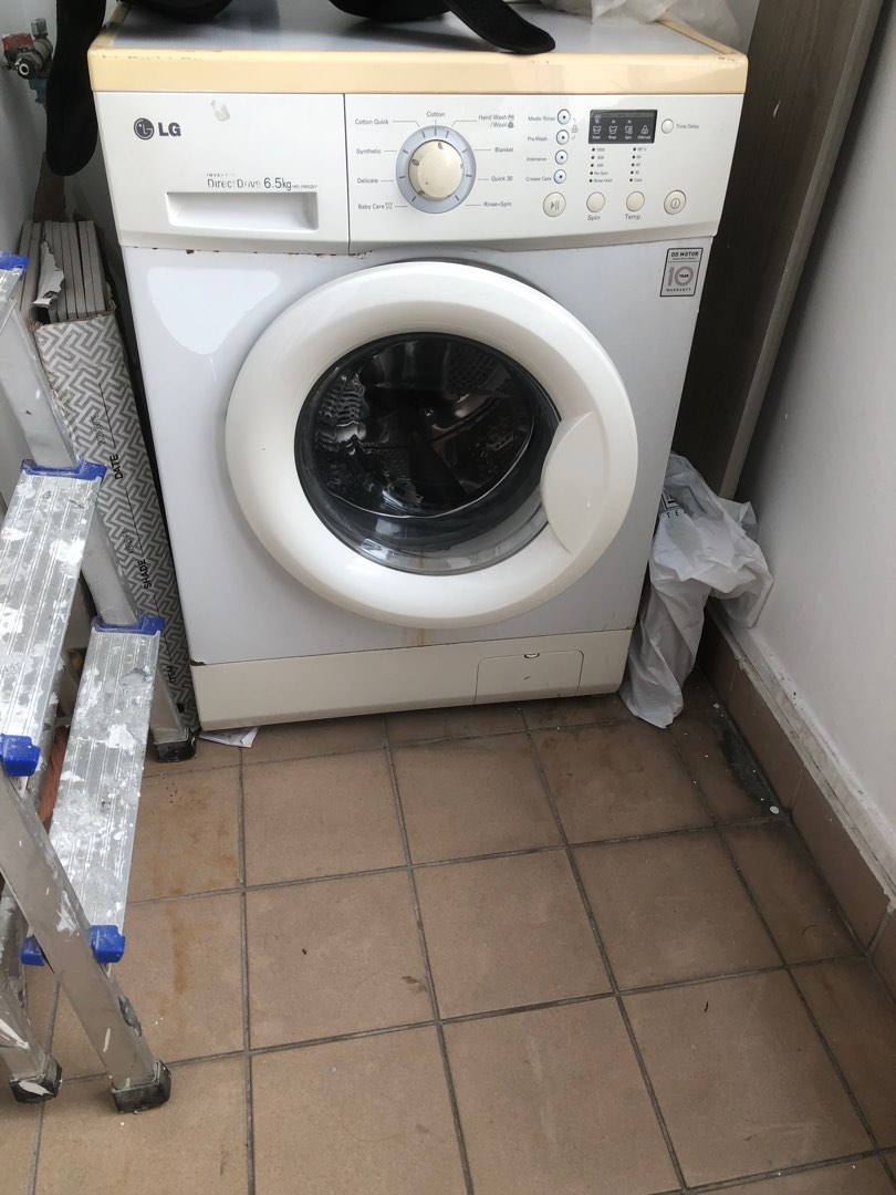 LG 6.5kg front load direct drive washing machine, TV & Home Appliances