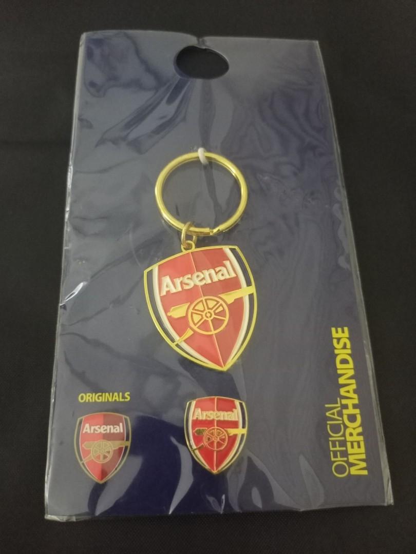 Keyring and Badge Set Arsenal F.C 