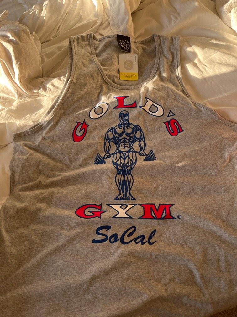 Gold's shop gym singlet