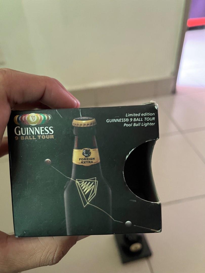 Limited edition guinness 9 BALL TOUR (pool ball lighter), Hobbies & Toys, Toys & Games on Carousell