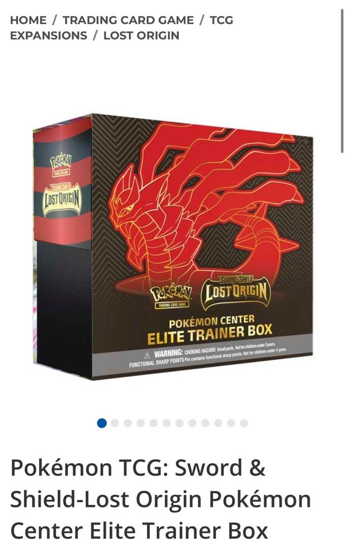 Lost Origin Pokemon Center ETB, Hobbies & Toys, Toys & Games on Carousell