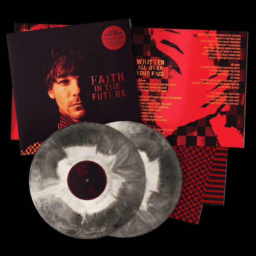 Louis Tomlinson - Faith In The Future (Black And Red Splatter with Signed  Insert)