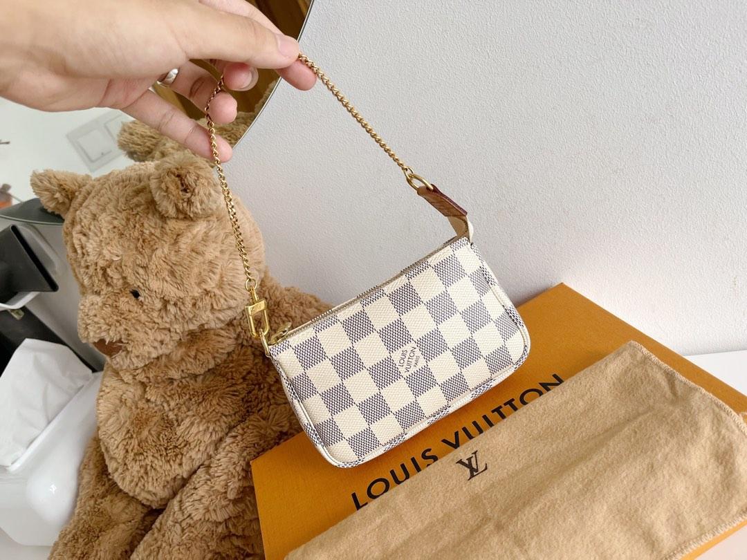 Louis Vuitton LV Mini Pochette Accessoires Azur Shoulder Crossbody Bag,  Luxury, Bags & Wallets on Carousell